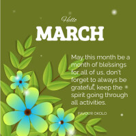 MARCH Template | PosterMyWall