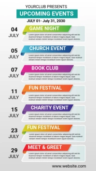 Monthly Event WhatsApp Status template