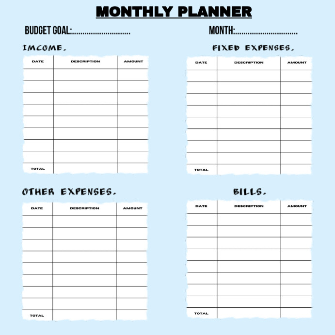 monthly-planner-template-postermywall