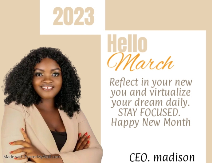 Monthly post (1) Template | PosterMyWall
