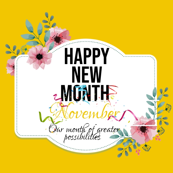 Monthly post Template | PosterMyWall