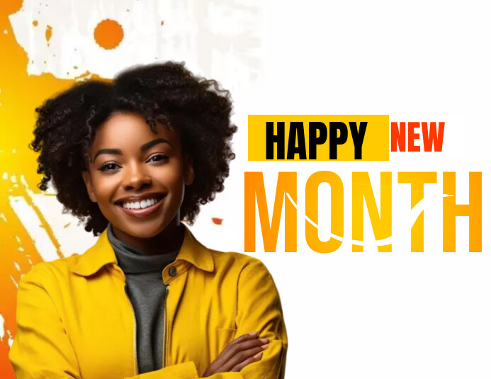 Monthly post Flyer (US Letter) template