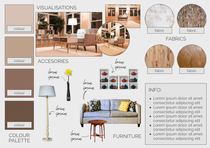 mood-board-interior-design-template-postermywall for Free Printable Furniture Templates For Interior Design Mood Board Interior Design Template | PosterMyWall for Free Printable Furniture Templates For Interior Design