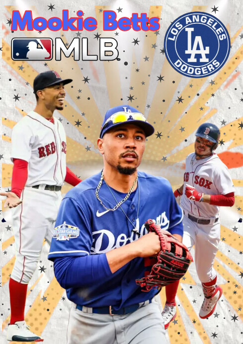 Mookie Betts Template PosterMyWall