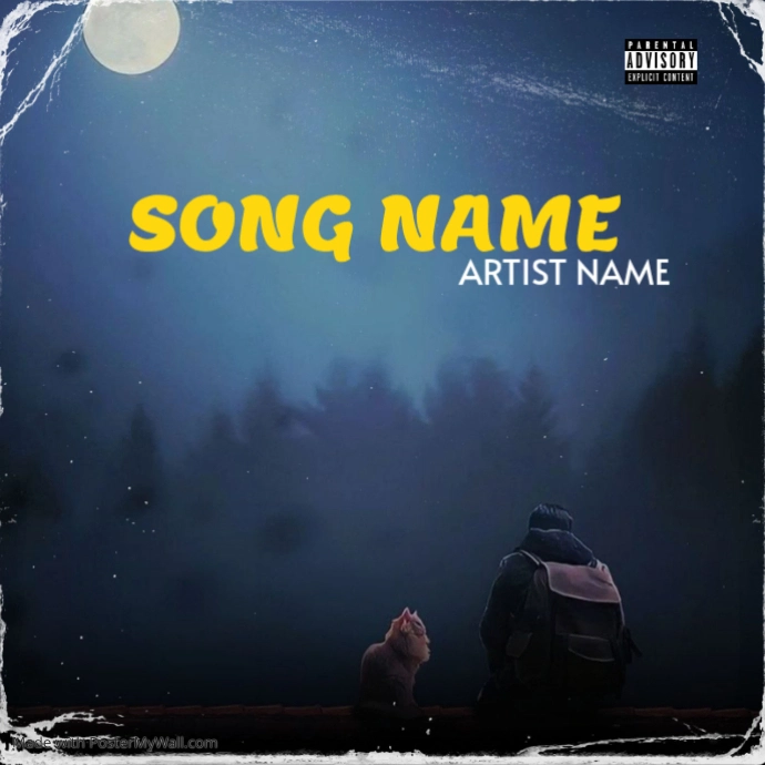 Moon Album Cover Template | PosterMyWall