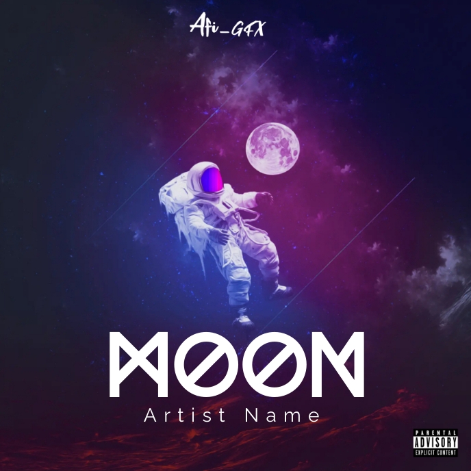 Moon Album Cover Template | PosterMyWall