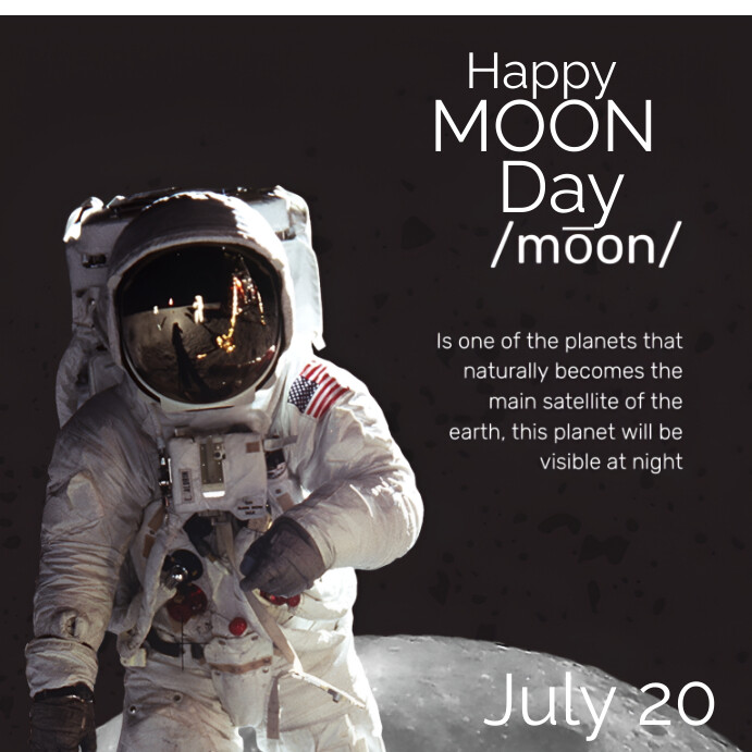 Moon Posts Moon Template | PosterMyWall