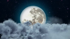 Sort Moon in the cloud fantasy vedio YouTube-miniature Template