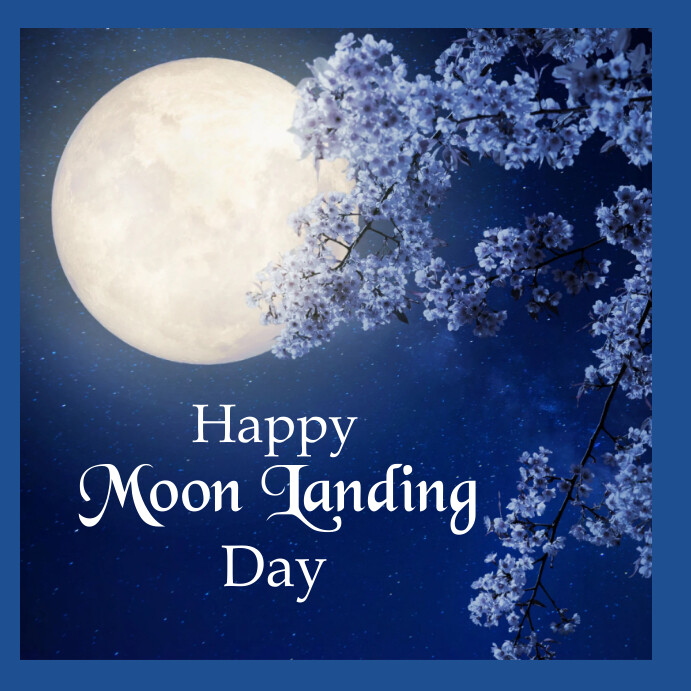 moon landing day template Instagram Post