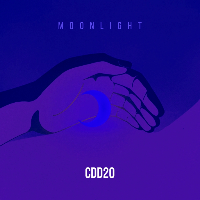 Copy of Moonlight Blue CD Cover Art Template PosterMyWall Copy of Moonlight Blue CD Cover Art Template PosterMyWall