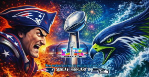 Morado Super Bowl Event Facebook begivenhed cover Template
