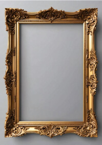 Morden Vintage Picture Frame A4 template