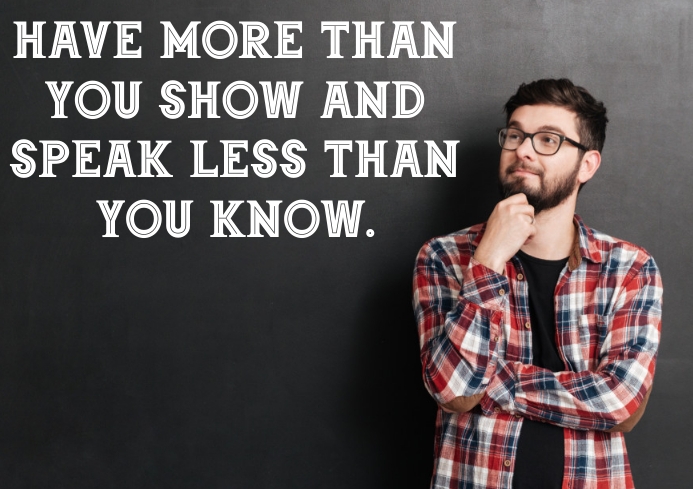 MORE AND LESS QUOTE TEMPLATE | PosterMyWall