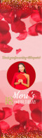 Mori’s 18th Birthday Perfume Label Half Page Legal template
