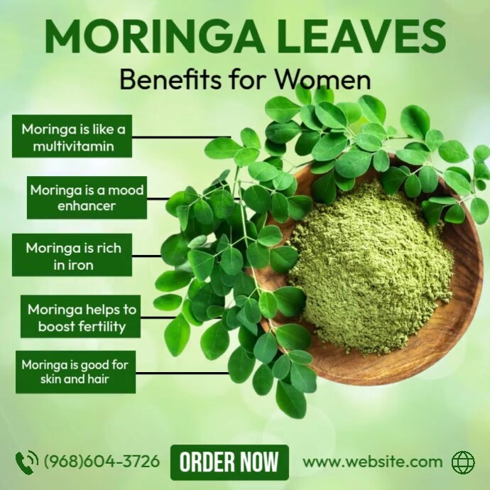 Moringa Leaves Template | PosterMyWall