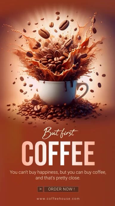 Morning Coffee Offer Instagram Ad template