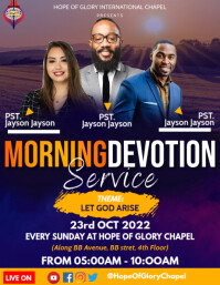 morning devotion Template | PosterMyWall