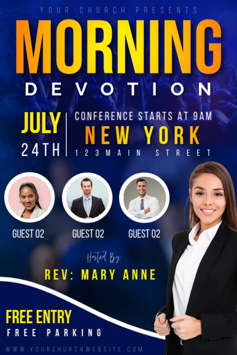 Morning Devotion Template | PosterMyWall