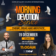 morning devotion Template | PosterMyWall