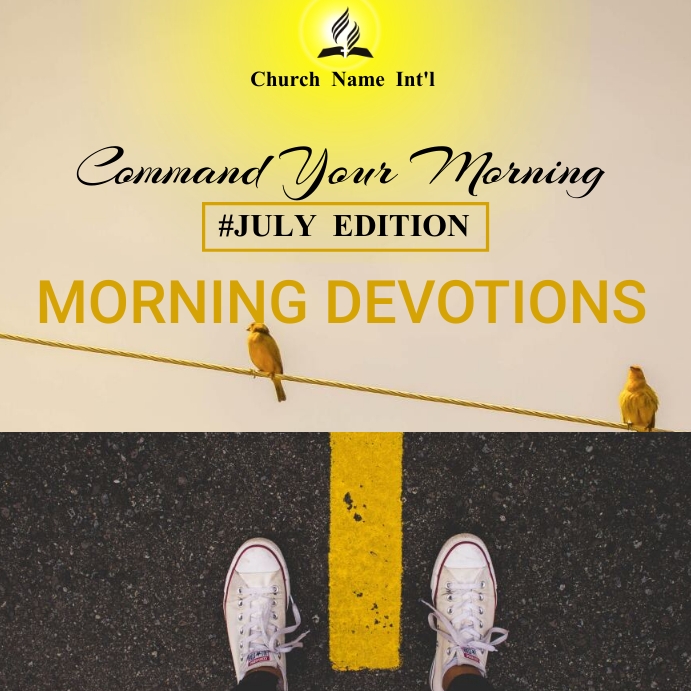 Morning Devotion poster Template | PosterMyWall