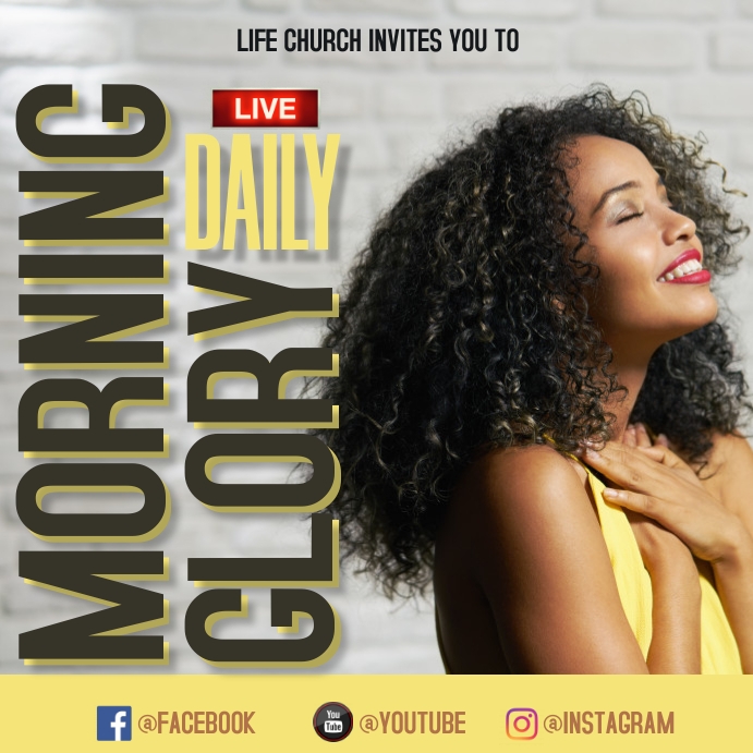 Copy of MORNING GLORY | PosterMyWall