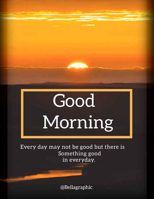 Morning inspiration Flyer (US Letter) template