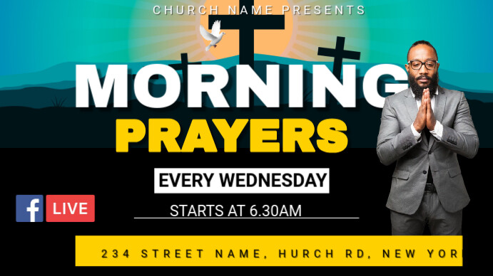 Copy of morning prayers, morning devotion | PosterMyWall