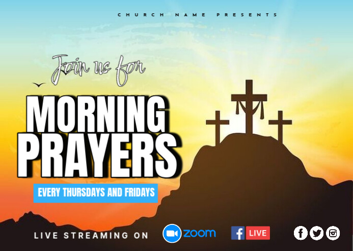 morning prayers Ikhadi leposi template