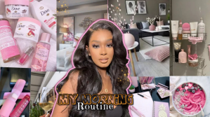 MORNING ROUTINE YOUTUBE THUMBNAIL YouTube-miniature template