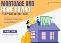 Mortgage Brokers Services Postcard template