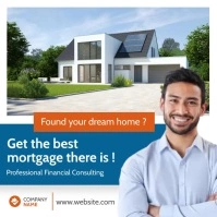 mortgage consulting services Message Instagram template
