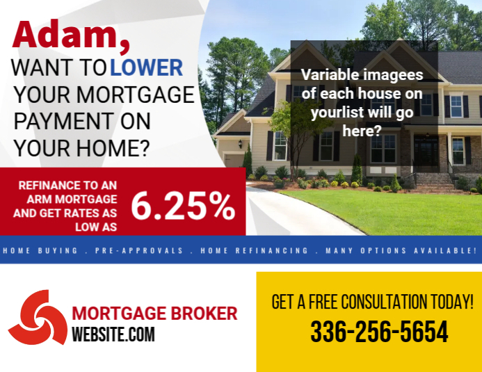 Refinancing Rates Flyers Mortgage Rate Template | PosterMyWall