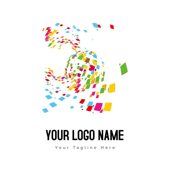 Plantilla de Mosaic Illustration Logo | PosterMyWall