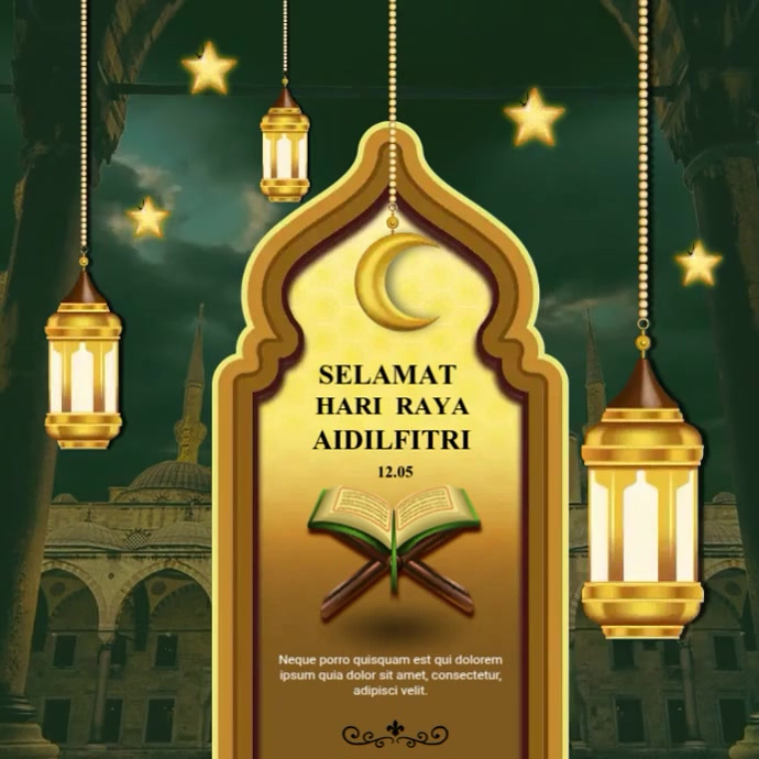 Mosque Video Ads Template | PosterMyWall