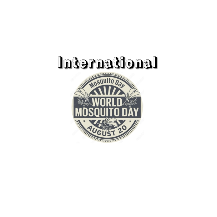 Mosquito Day Logo template