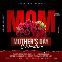 Mother' s day event poster template