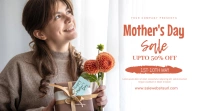 Mother's day, event, greeting,retail Message Twitter template