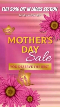 Mother's Day, Sale Umbukiso Wedijithali (9:16) template
