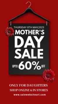 mother's day, spring, sale Instagram Story template