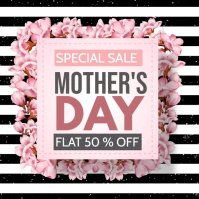 Mother's day, women's day Quadrado (1:1) template