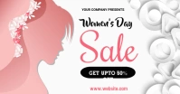 women's day, event, greeting card, celebration auf Facebook geteiltes Bild template
