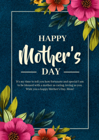 Mother's day,event,retail A5 template