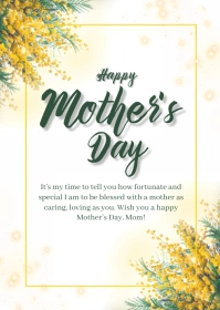 Mother's day,event,retail A6 template