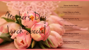 Brown Mother's Day Lunch Special Digitalt display Template
