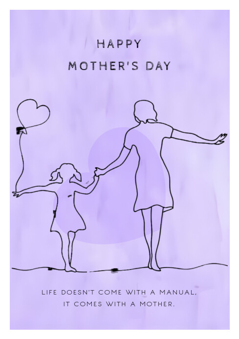 Mother's Day 38 A4 template