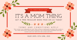 Weiß Mother's Day Beauty Offer Facebook Shared Image Template