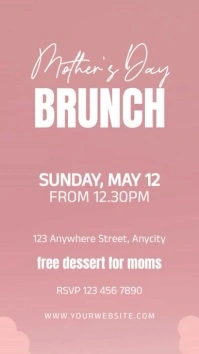 Mother's Day Brunch Reel de Instagram template