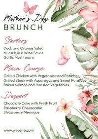Mother's Day Brunch A4 template