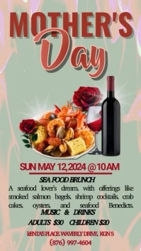 mother's day brunch Instagram story template