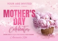 Mother's Day Card Carte postale template